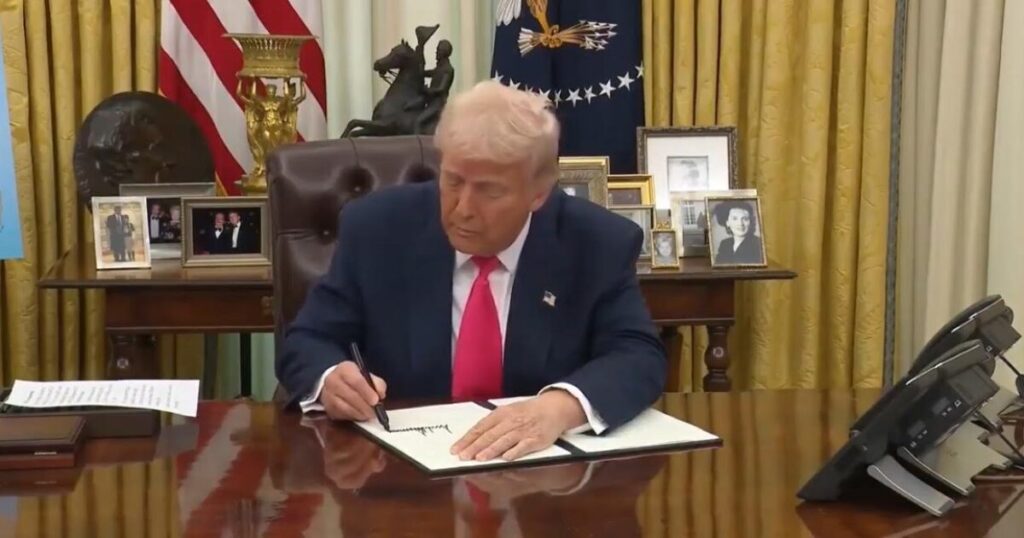 Trump Signs Executive Order Aimed at Helping Cities and States Get Homeless People Off the Streets and Into Treatment Centers