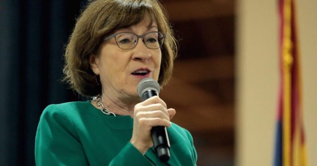 Office of Maine Republican Susan Collins Vandalized With Hateful Anti-Trump Message