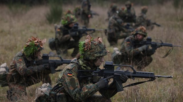 German defense minister says troops ready to kill Russians