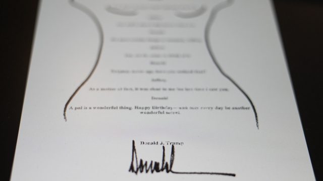 White House dismisses Trump ‘birthday letter’ to Epstein as ‘bulls**t’