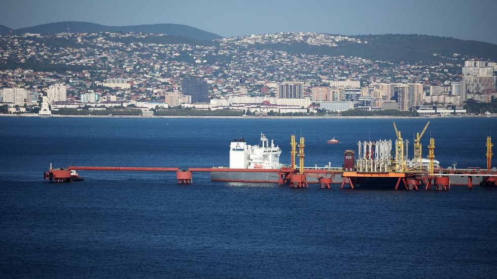 Sea drone strike halts operations at global oil terminal