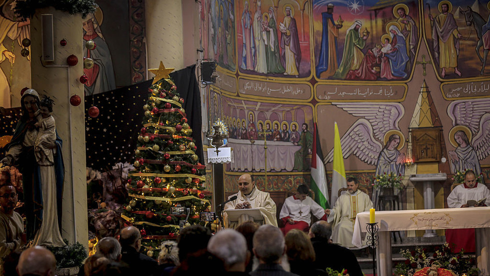 Gaza’s Christians celebrate first Christmas in two years (VIDEO)