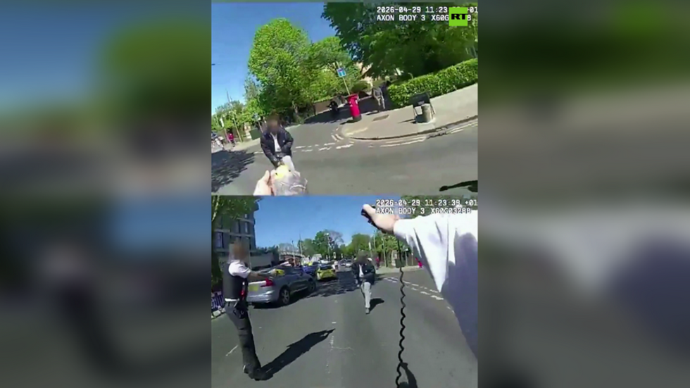 UK police release bodycam footage of anti-Semitic stabbing attack (VIDEO)
