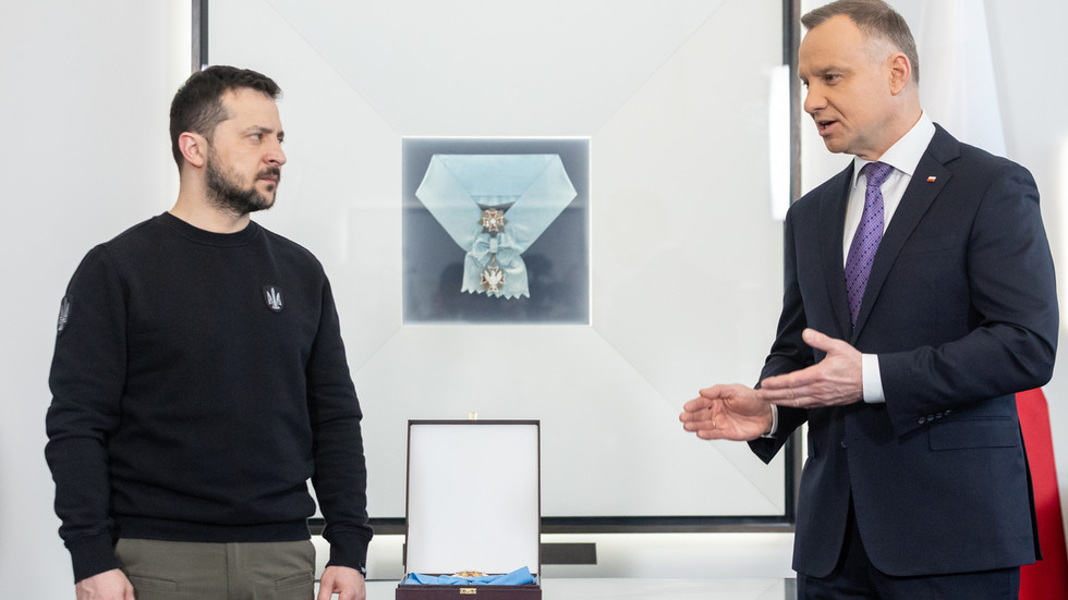 Zelensky stripped of Poland’s top honor over Nazi tribute