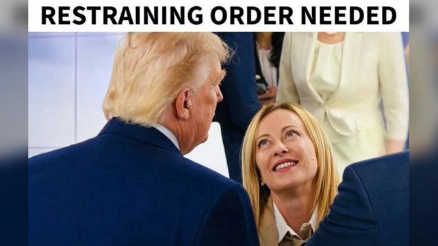 Trump launches new meme attack on Italy’s Meloni