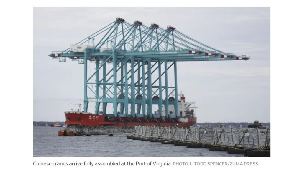 U.S. Ports Plead with Trump to Delay Tariffs on Chinese Cranes