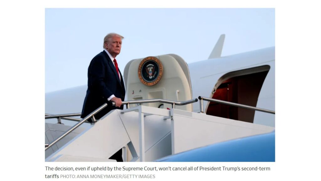 Full Appeals Court Rules 7-4 Against Trump’s Reciprocal Tariffs