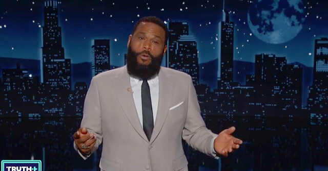 ‘Kimmel Live’ Guest Host Anthony Anderson Smears Trump as Nazi and Racist