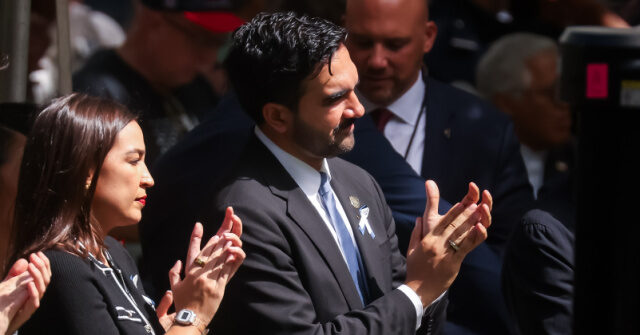 WATCH: Mamdani, AOC Appear to Yuk It Up at Ground Zero While 9/11 Victims’ Names Are Read