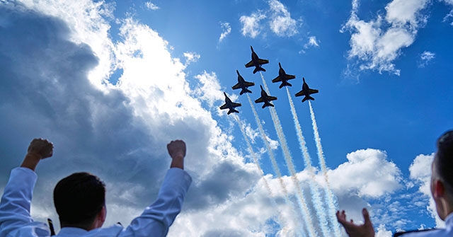 Climate Activists Call for End to U.S. Navy’s Blue Angels Seattle Airshow