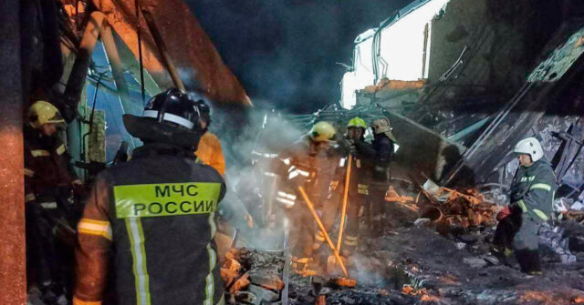 Fire at a Russian Industrial Plant Kills 11 and Injures 130
