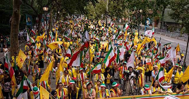 Iranian Americans Demand Regime Change at U.N. Rally: ‘This Dictatorship Cannot Be Reformed — It Must Be Overthrown’