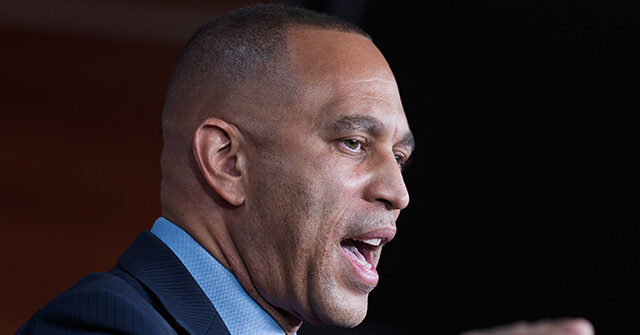 Hakeem Jeffries Attacks VP JD Vance After Breitbart News Event