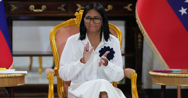 Venezuela’s Delcy Rodríguez Praises Trump and Marco Rubio for ‘Goodwill’ with Country