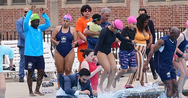 VIDEO: NY Mayor Mamdani Jumps Fully Clothed into Public Pool Then Demands Apology from Top Republican