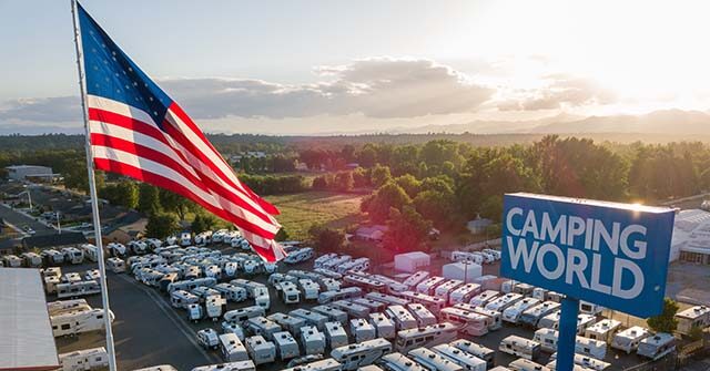 WATCH — ‘It’s Never Coming Down’: Camping World CEO Stands Firm as Local Officials Try to Stop Him from Flying Giant American Flags