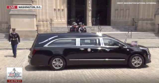 WATCH LIVE: Trump Attends Lindsey Graham’s Funeral