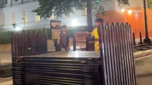 Barriers Spotted Outside of White House and U.S. Treasury, Here’s Why