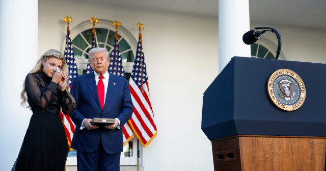 Trump Honors Charlie Kirk with Presidential Medal of Freedom in Touching Rose Garden Ceremony