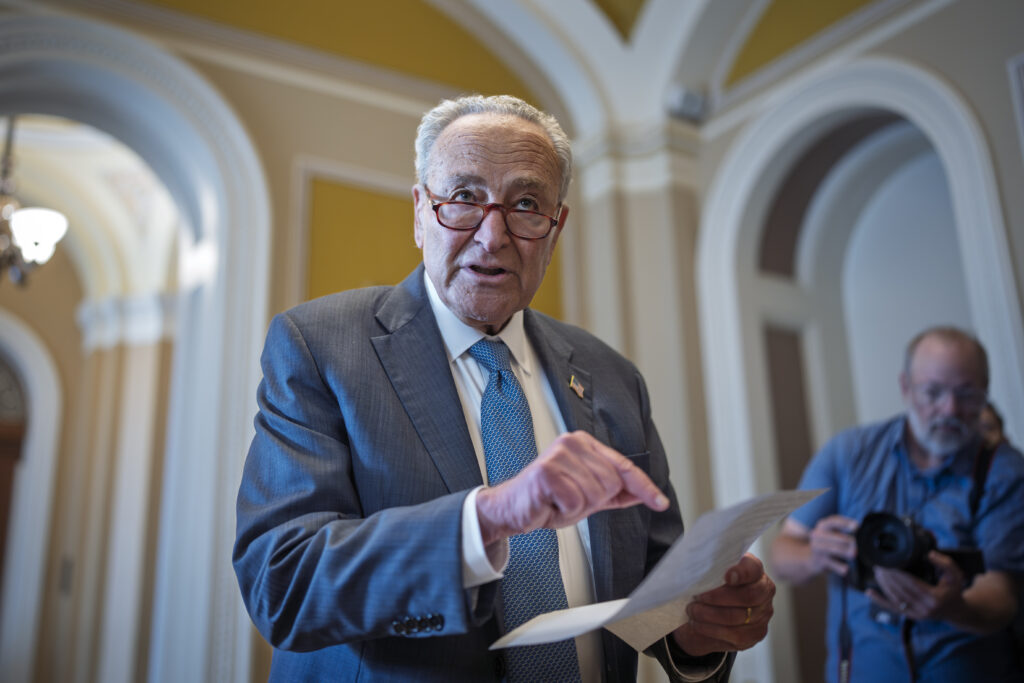 How Schumer is preparing for the fall funding showdown