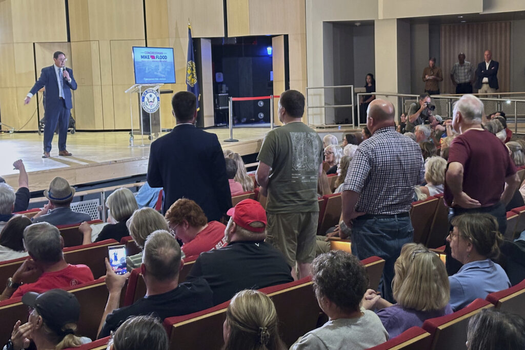GOP backlash or ‘Democrat op’? Town hall outrage generates split-screen reaction