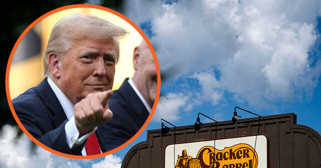 Trump Congratulates Cracker Barrel on Keeping Logo: ‘Make Lots of Money’