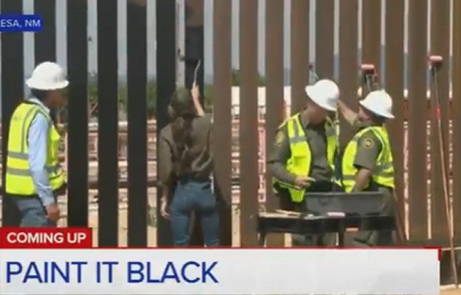 GENIUS MOVE: DHS Painting Southern Border Wall Black, Making it Too Hot to Climb – Democrats Outraged (VIDEO)