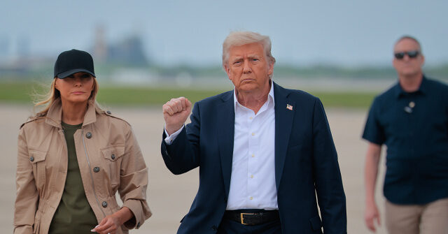 Donald, Melania Trump Meet with Grieving Families in Texas Ahead of Roundtable: ‘They’ve Been Devastated’