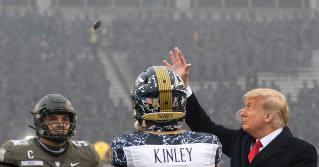 Donald Trump Announces Plans to Attend Army-Navy Football Game in Call with Service Members