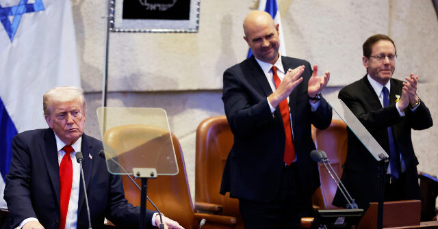 WATCH: Knesset Gives Standing Ovation When Trump Asks Israeli President to Pardon Netanyahu