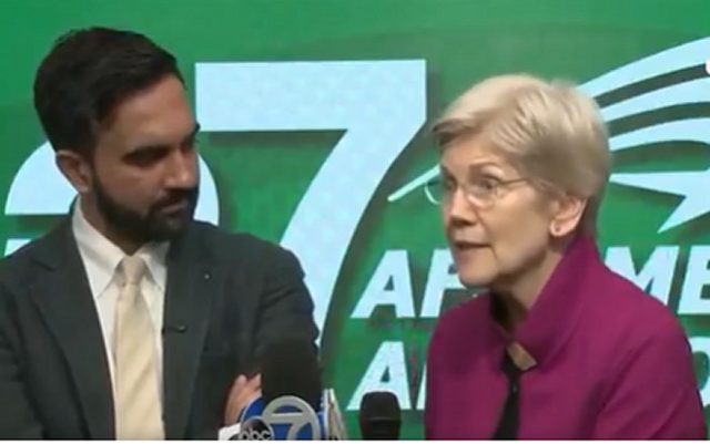 Elizabeth Warren Embraces the Commie Ideas of Zohran Mamdani: ‘That is the Democratic Message’ (VIDEO)