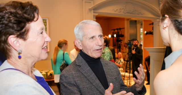 Anthony Fauci Parties With CNN Staff to Celebrate Wolf Blitzer’s 35th Anniversary at Network