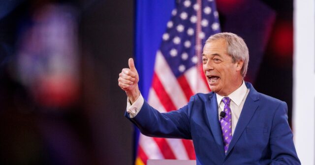 Farage Says He Takes ‘Inspiration From the MAGA Movement’ on Quest to Take Power in Britain