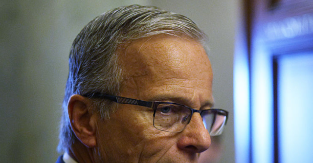 Exclusive — John Thune: ‘Chuck Schumer Has Made It Very Clear He Wants a Shutdown’