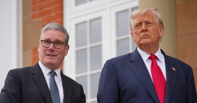 Trump Predicts UK’s Starmer Will Resign After Having ‘Failed Badly’ on Immigration and Energy