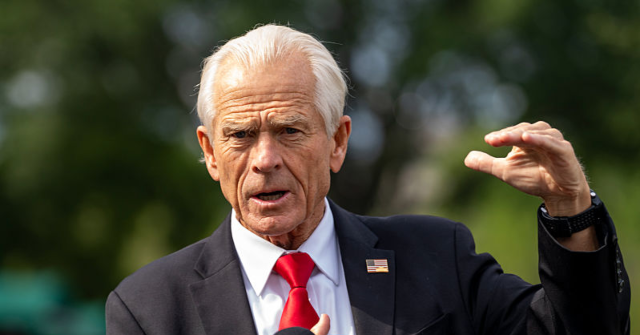 Exclusive — Peter Navarro: We’ve Proven ‘Tariffs Don’t Cause Inflation, They Cause Growth’