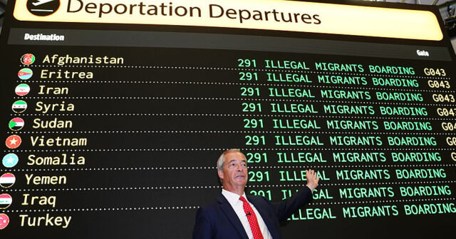 Farage: Elect Me And I’ll Create UK Deportation Command to ‘Track Down All Illegal Migrants In The UK’