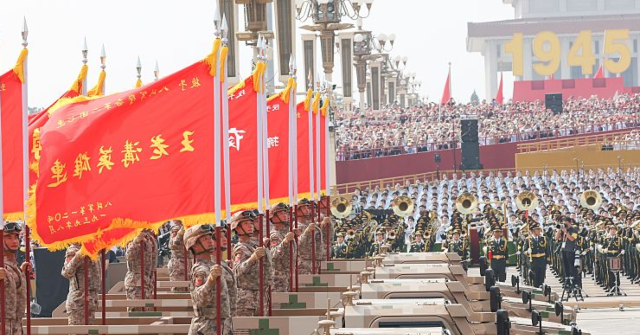 China Flexes Military Muscle with Drones, Missiles, and AI ‘Robot Wolves’ at World War 2 Victory Parade