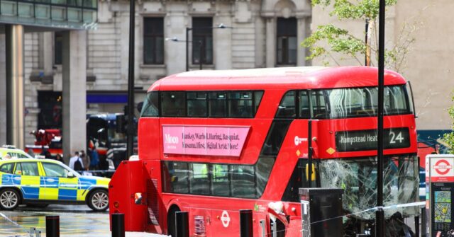 15 Hospitalized After Double Decker Bus Crashes Outside London’s Victoria Station