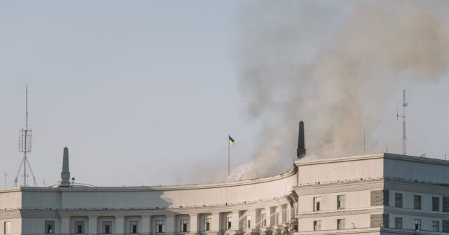 Russia Hits Ukraine Gov’t Building Amid Drone and Missile Strikes on Kyiv