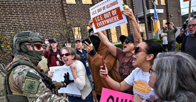 Sanctuary State Illinois: Rioters Chant ‘Kill ICE! Shoot ICE!’ Outside Detention Center Holding Criminal Illegal Aliens
