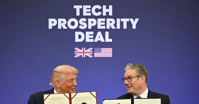 Down to Business: Trump Signs ‘Tech-Prosperity Deal’ With UK Unlocking ‘Billions of Dollars of Opportunities’
