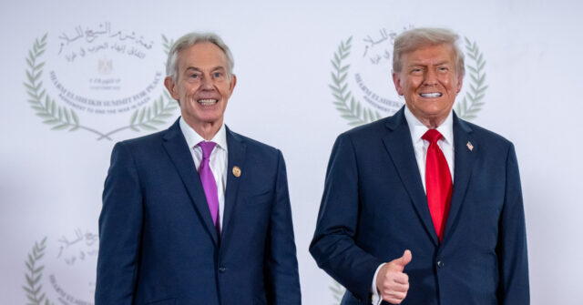 Trump Taps Former British PM Tony Blair for Key Role in Gaza