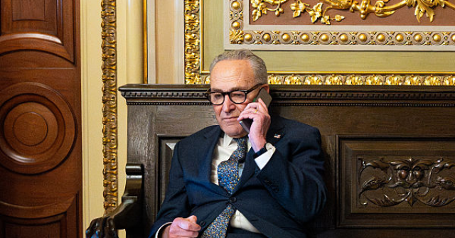 Poll: Majority Disapprove of the Way Chuck Schumer Is Handling His Job as Minority Leader