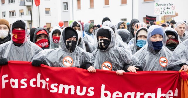 Antifa Radicals Clash With Police, Attack MP at Launch of AfD Youth Branch