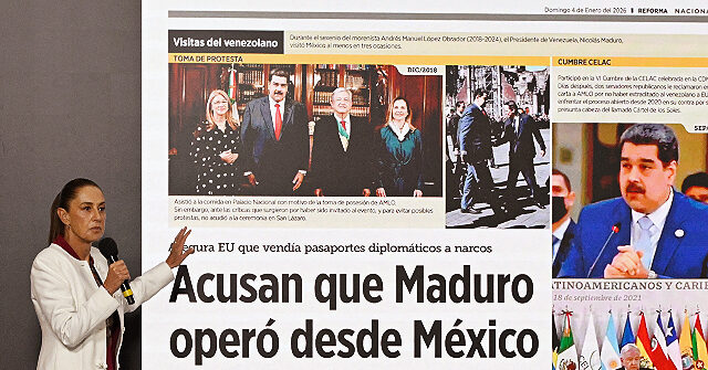 Mexican President Doubles Down on Rejection of Trump’s Arrest of Maduro, Blames U.S. for Her Country’s Cartel Problems