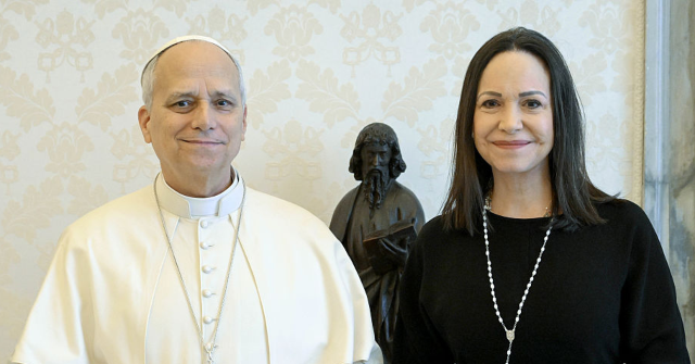 Pope Leo XIV Meets María Corina Machado at the Vatican Before Her Expected Trump Summit