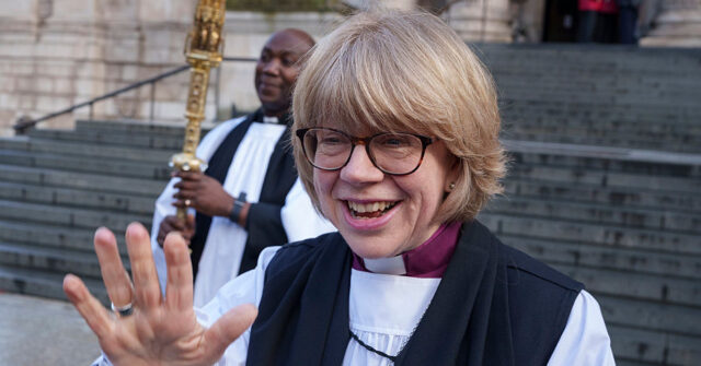 Watch: First Female Archbishop of Canterbury Heckled at St Paul’s Cathedral Confirmation