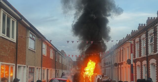 Belfast Erupts: Protesters Set Fires to Vehicles, Homes in Wake of Suspected Migrant Beheading Attempt