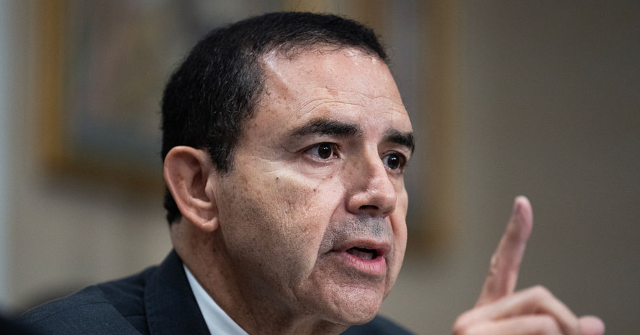 EXCLUSIVE — City Worker Using Public Works Truck Appears to Install Democrat Rep. Henry Cuellar’s Campaign Sign